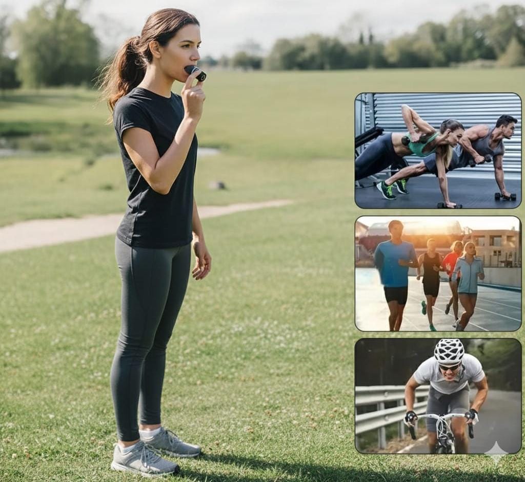 Adjustable breathing trainer