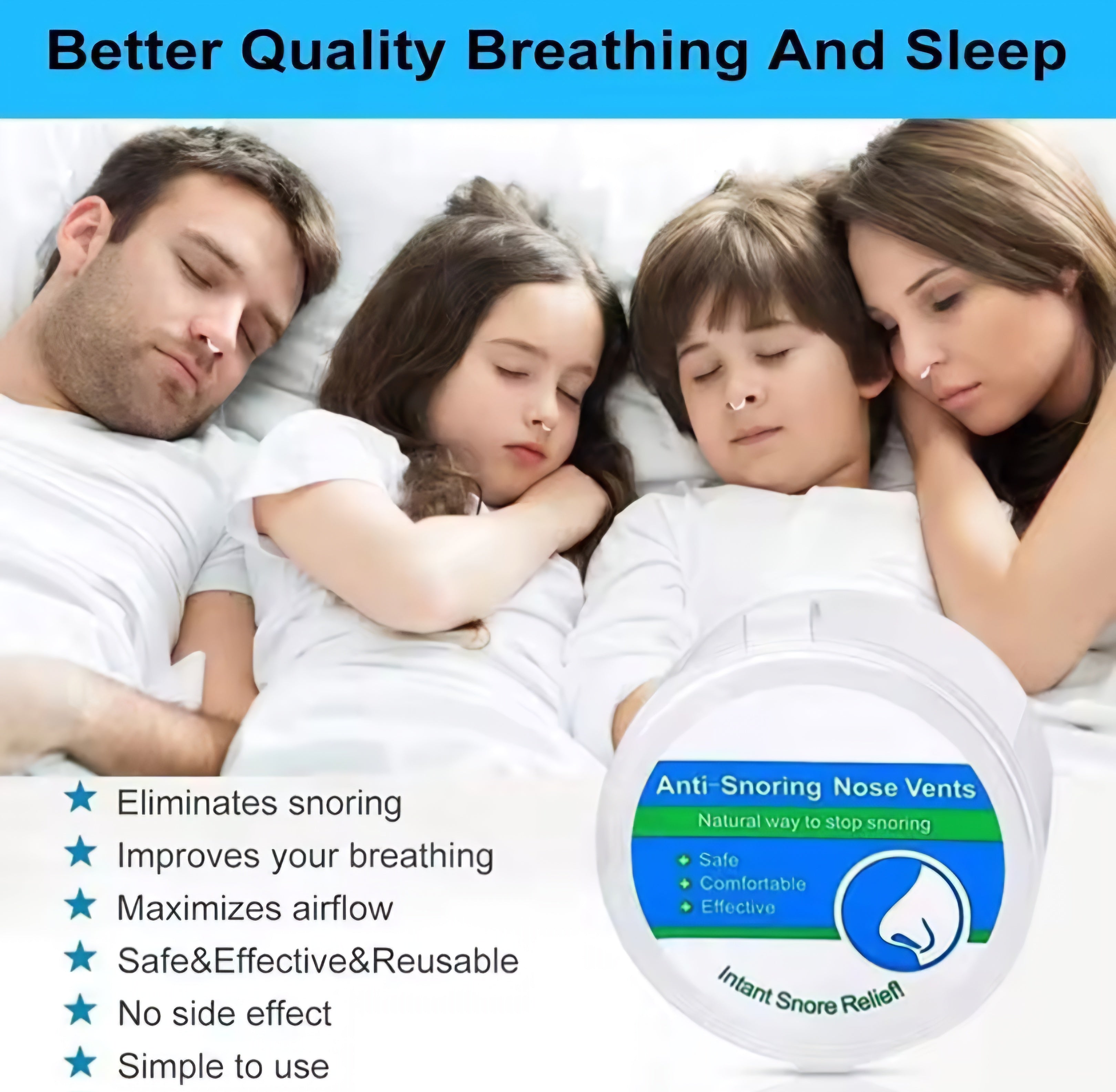 QuietFlow™ Anti-Snore Nasal Dilator